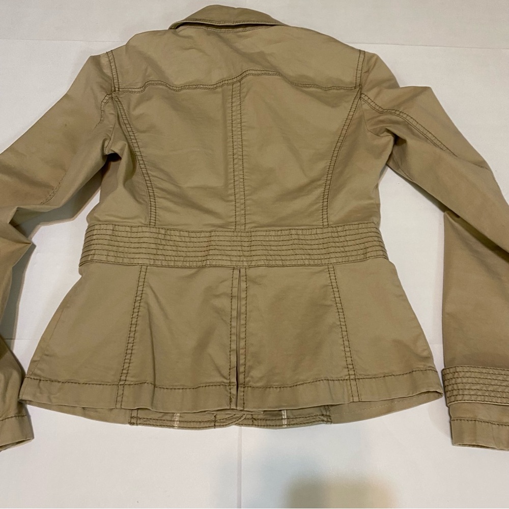 LOFT Women's Utility Jacket in Tan - Picture 8 of 11